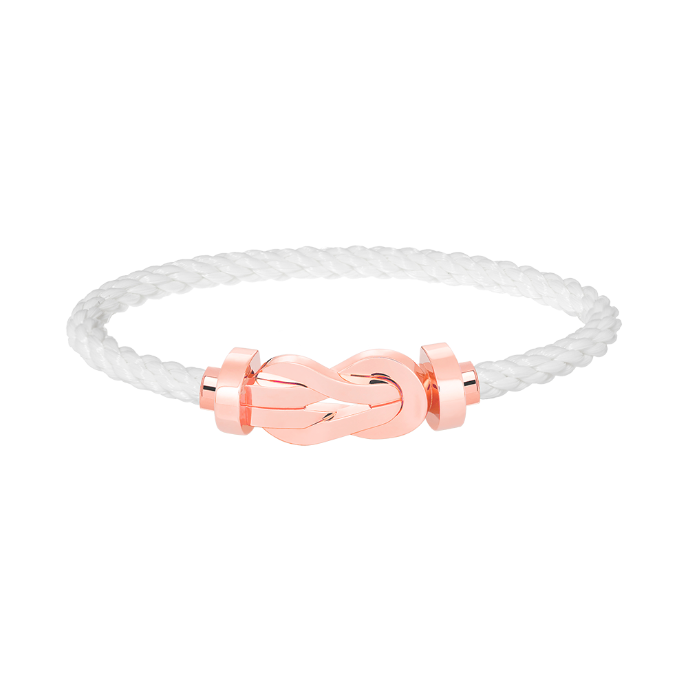 [Pearl Jewelrys]CHANCE LARGE 8 FIGURE BUCKLE NO DIAMOND BRACELET ROSE GOLD