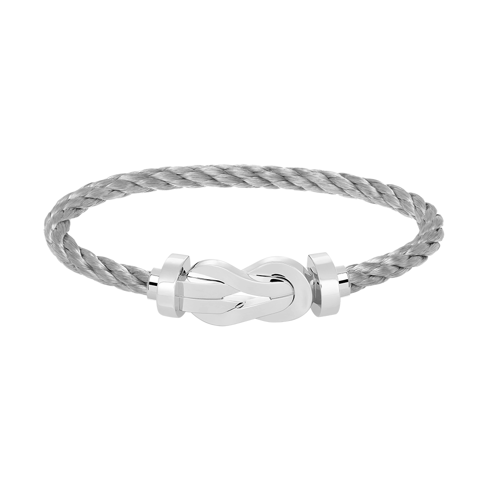 [Pearl Jewelrys]CHANCE LARGE 8 FIGURE BUCKLE NO DIAMOND BRACELET SILVER
