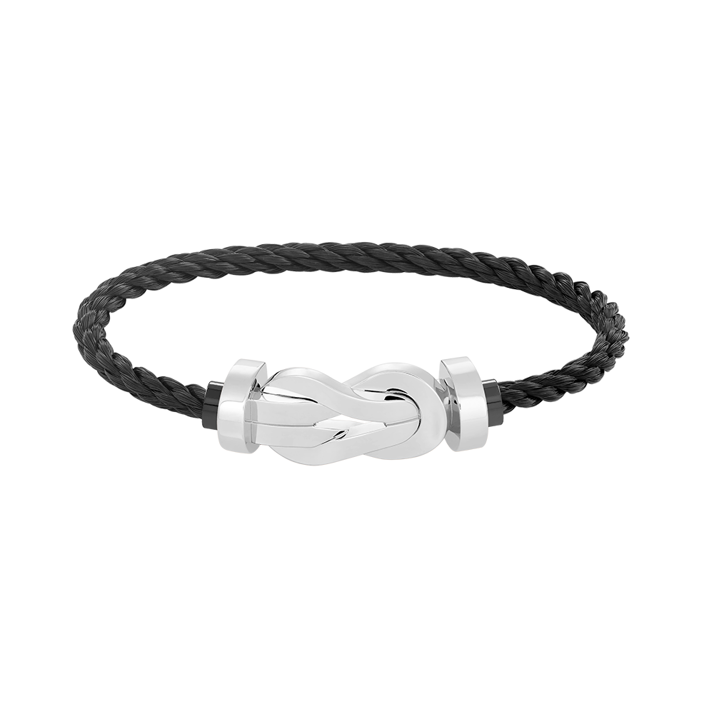 [Pearl Jewelrys]CHANCE LARGE 8 FIGURE BUCKLE NO DIAMOND BRACELET SILVER