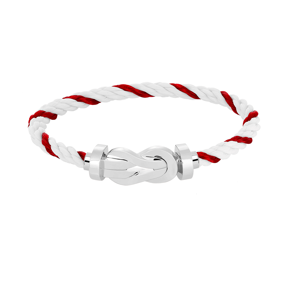 [Pearl Jewelrys]CHANCE LARGE 8 FIGURE BUCKLE NO DIAMOND BRACELET SILVER