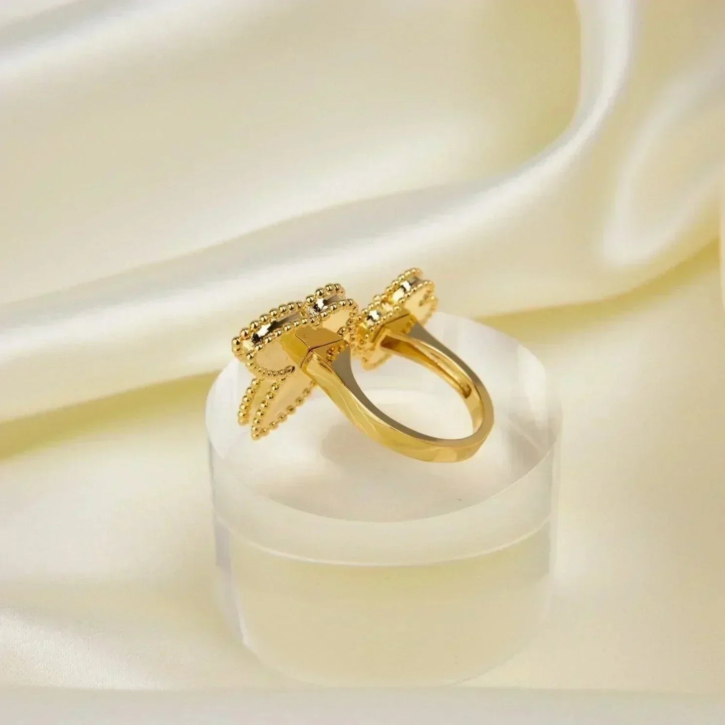 [Pearl Jewelrys]LUCKY BETWEEN THE FINGER RING