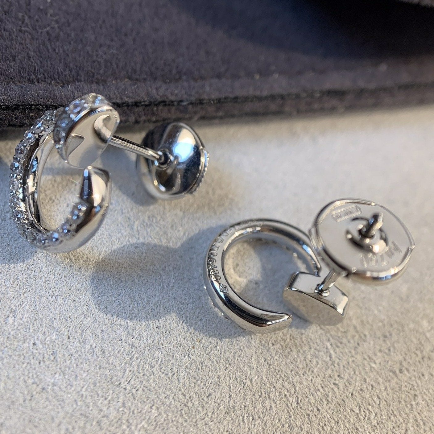 [Pearl Jewelrys]JUSTE EARRINGS SILVER DIAMONDS