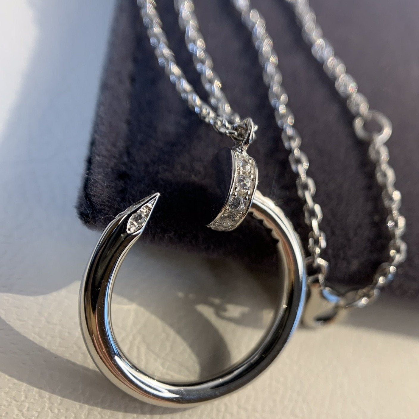 [Pearl Jewelrys]JUSTE NECKLACE SILVER
