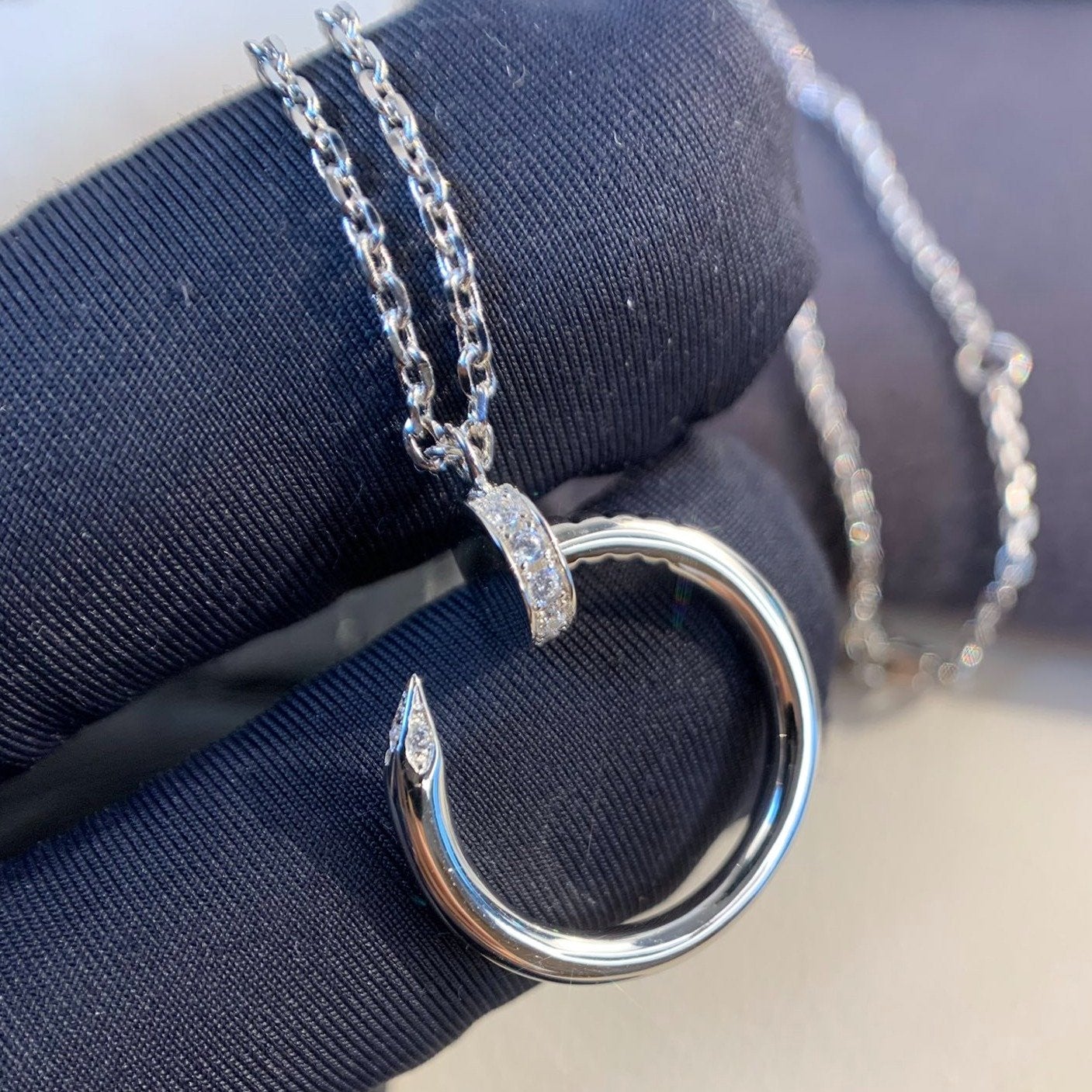 [Pearl Jewelrys]JUSTE NECKLACE SILVER