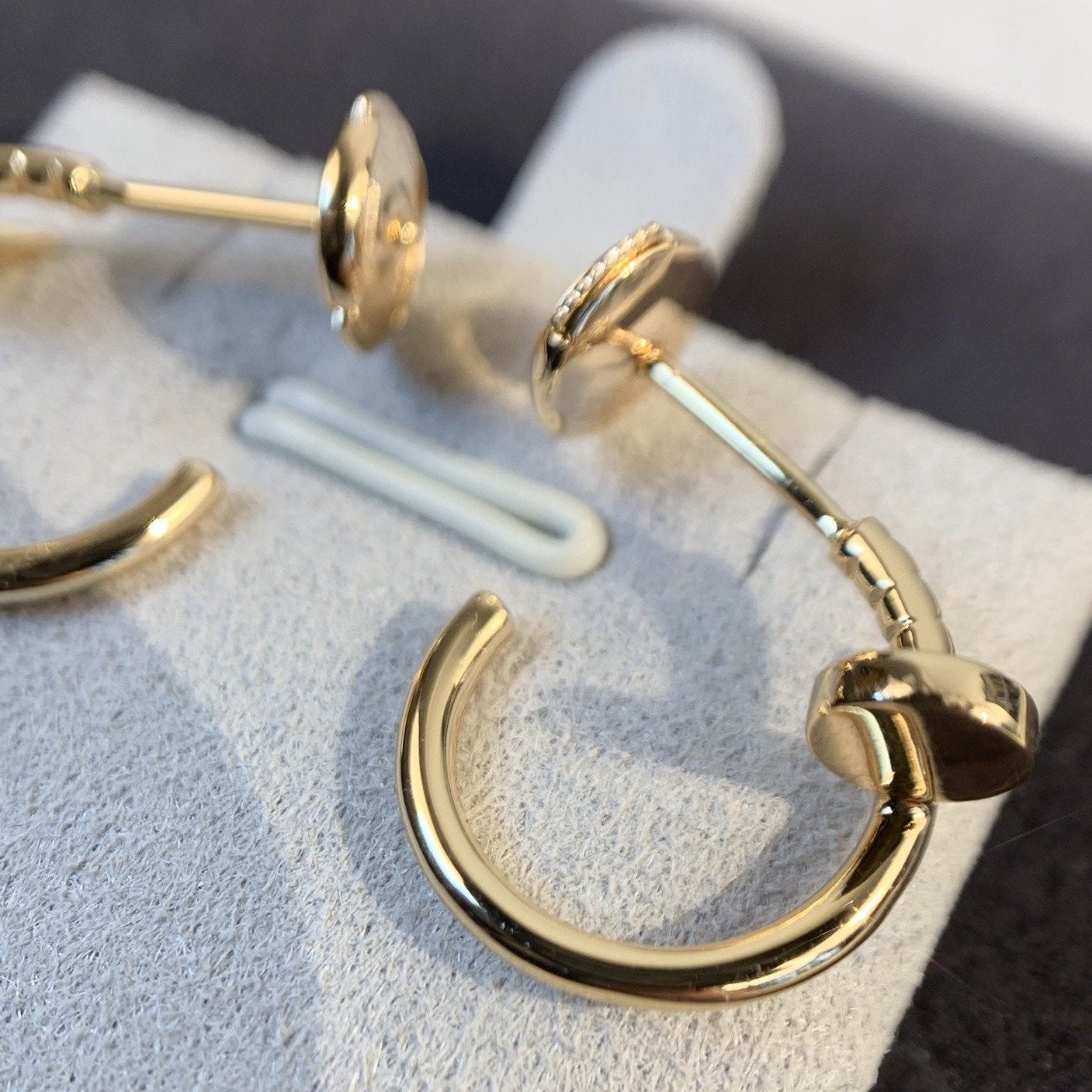 [Pearl Jewelrys]JUSTE EARRINGS PINK GOLD