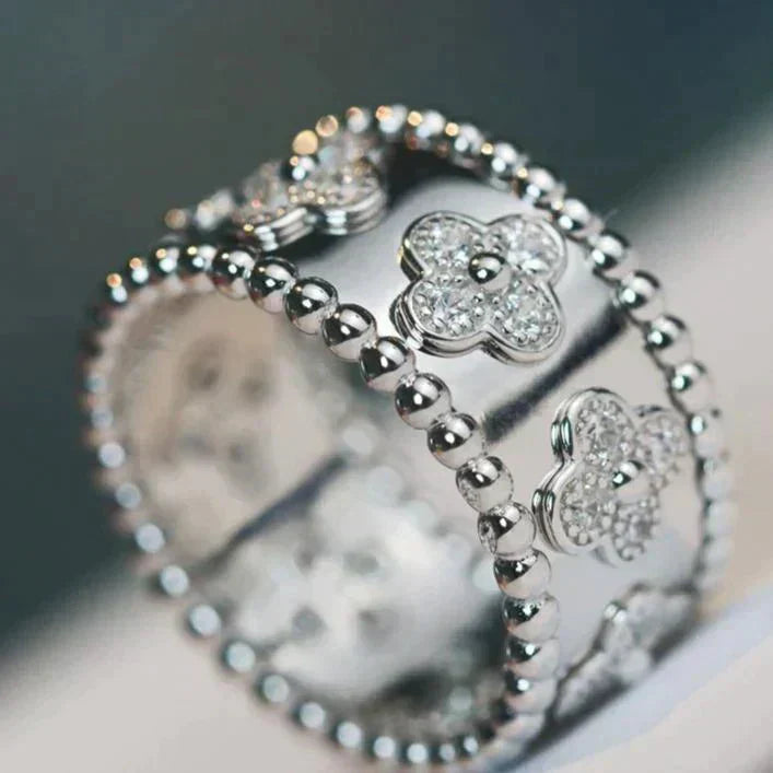 [Pearl Jewelrys]CLOVER KALEIDOSCOPE RING 10MM