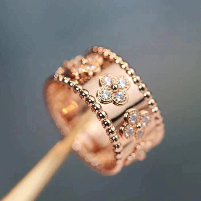 [Pearl Jewelrys]CLOVER KALEIDOSCOPE RING 10MM