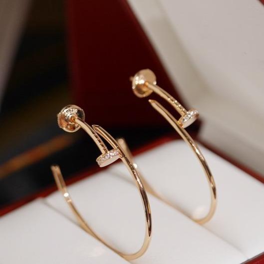 [Pearl Jewelrys]JUSTE EARRINGS DIAMONDS 1.8MM