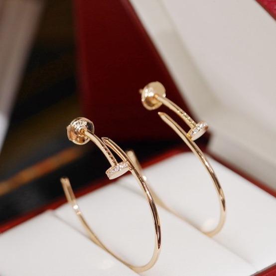 [Pearl Jewelrys]JUSTE EARRINGS DIAMONDS 1.8MM