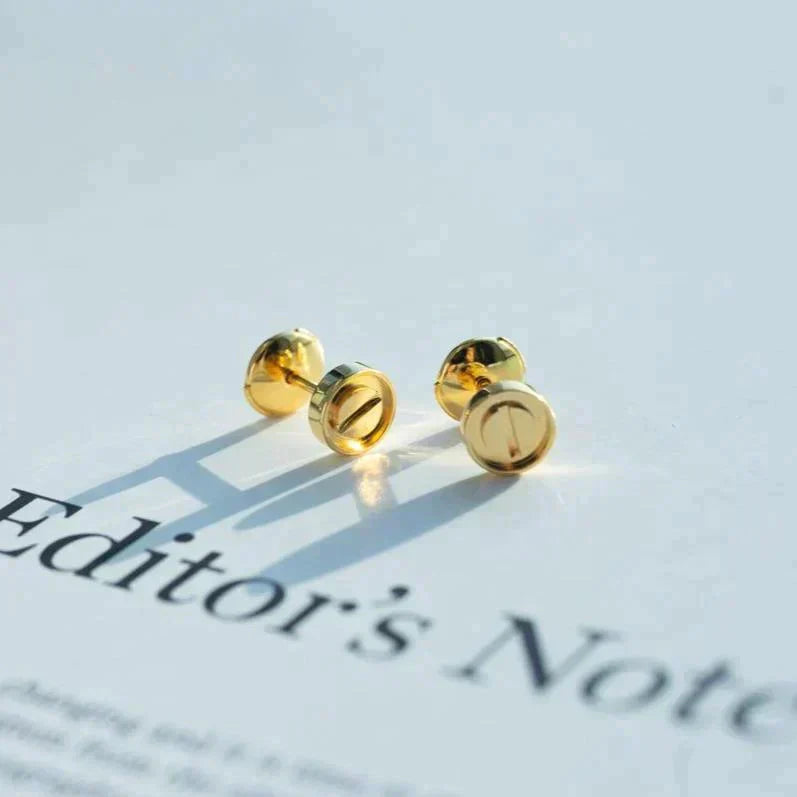[Pearl Jewelrys]LOVE EARRINGS GOLD 10MM