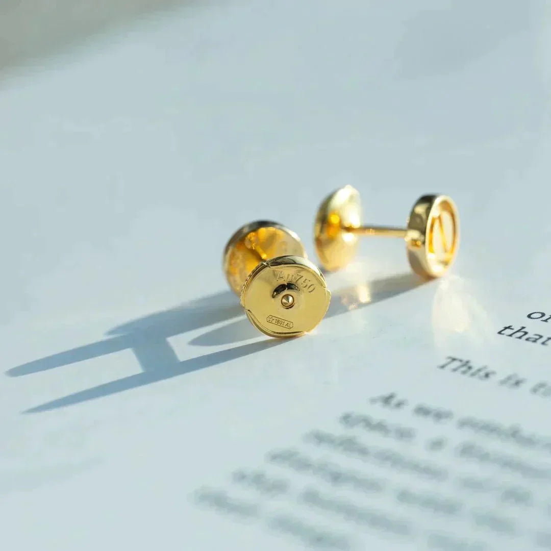 [Pearl Jewelrys]LOVE EARRINGS GOLD 10MM