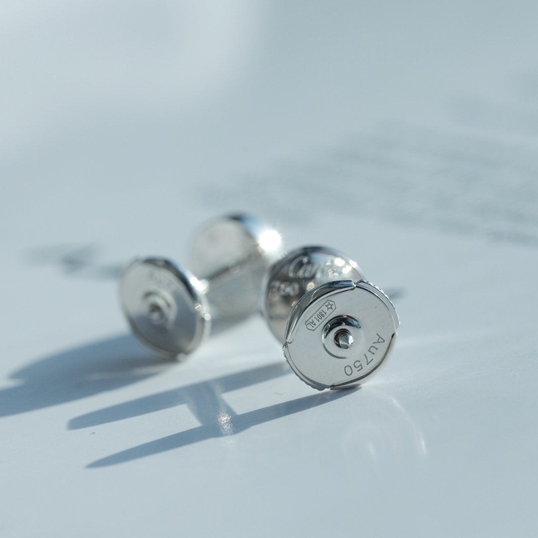 [Pearl Jewelrys]LOVE EARRINGS SILVER 10MM