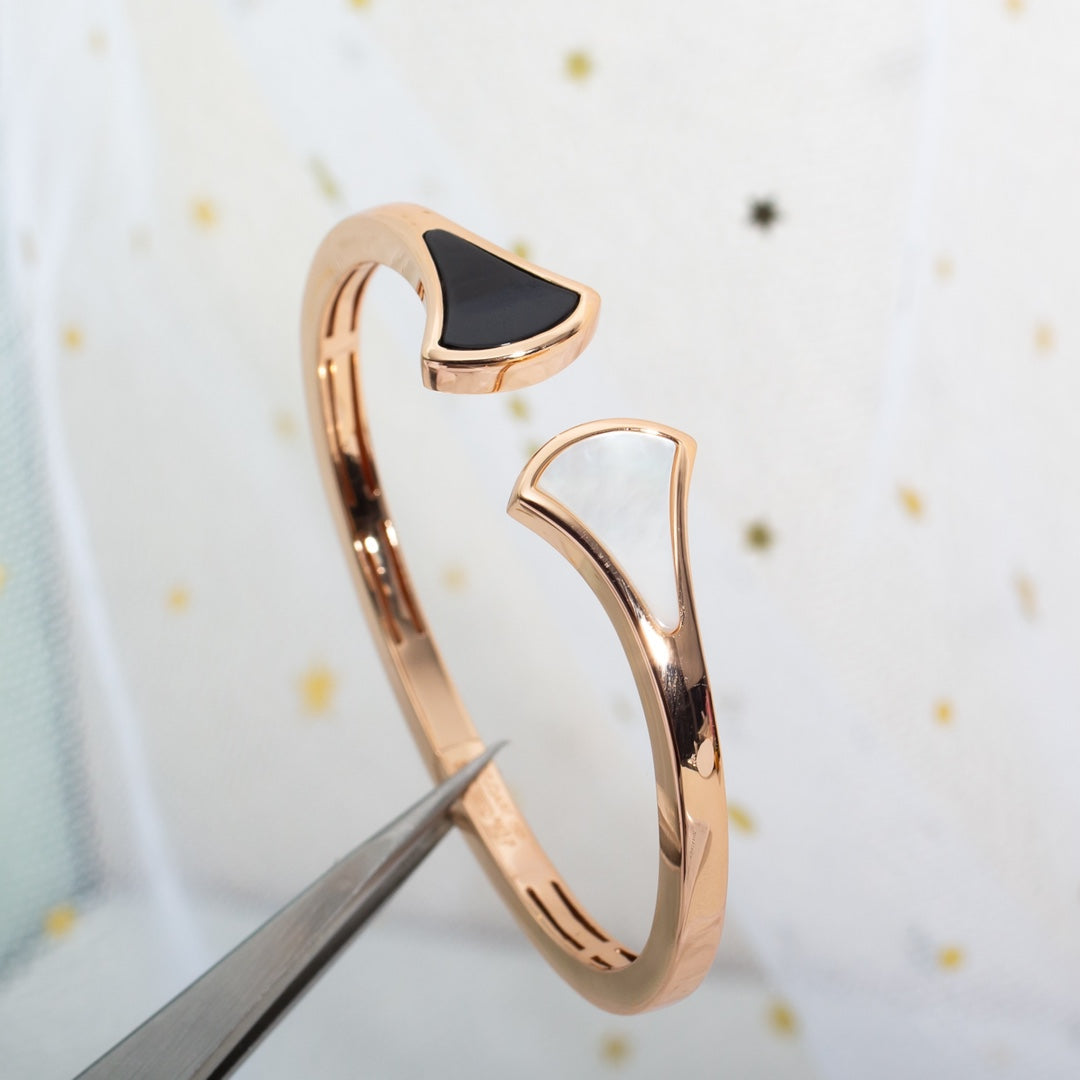 [Pearl Jewelrys]DREAM BRACELET OPEN PINK GOLD MOP