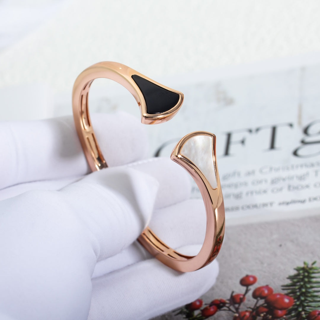 [Pearl Jewelrys]DREAM BRACELET OPEN PINK GOLD MOP