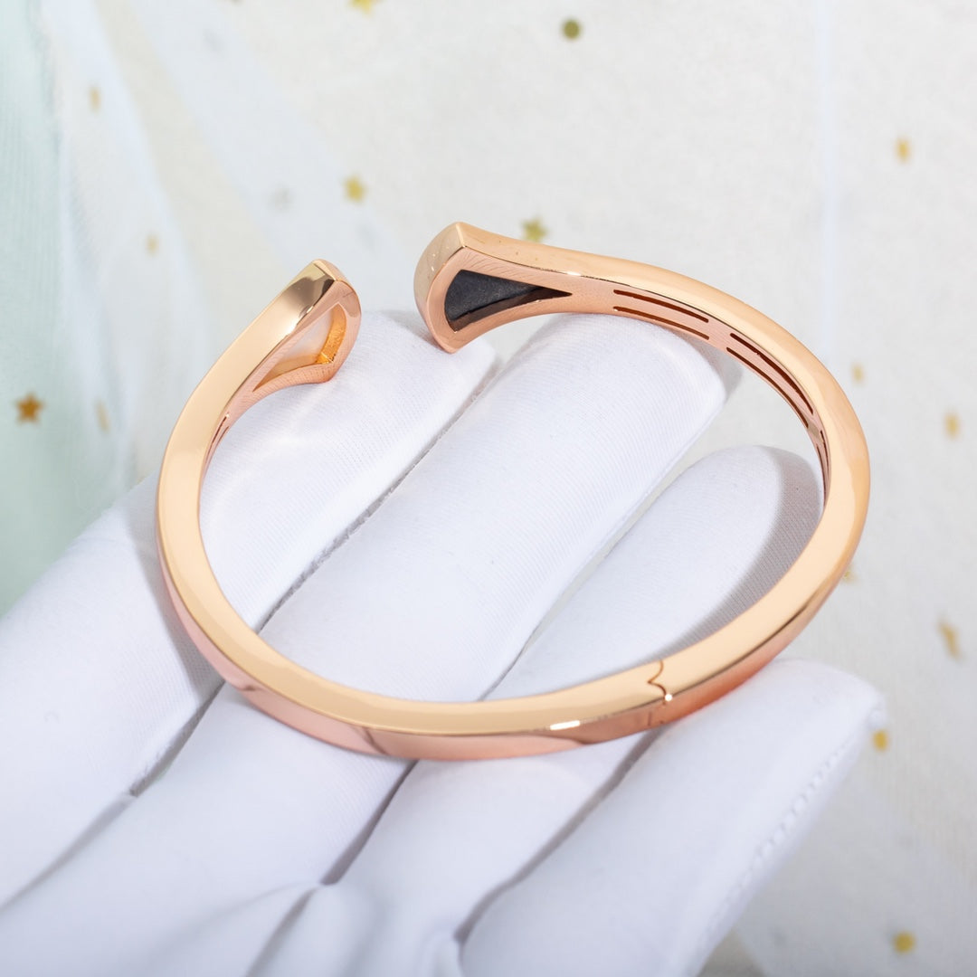[Pearl Jewelrys]DREAM BRACELET OPEN PINK GOLD MOP