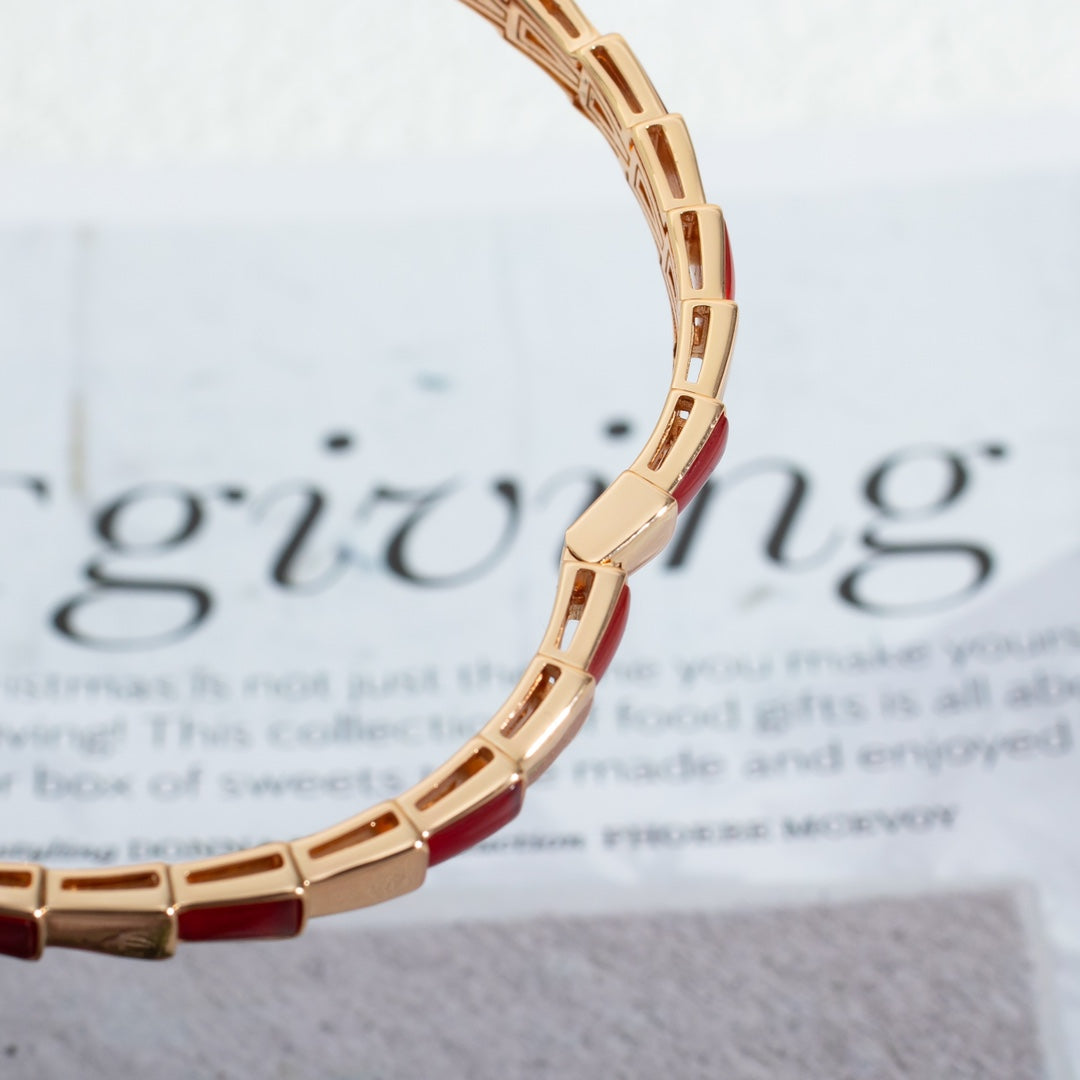[Pearl Jewelrys]SERPENTI BRACELET PINK GOLD RUBELLITE
