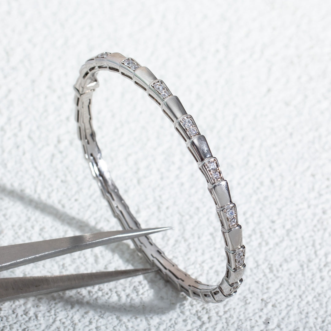 [Pearl Jewelrys]SERPENTI BRACELET SILVER DIAMOND