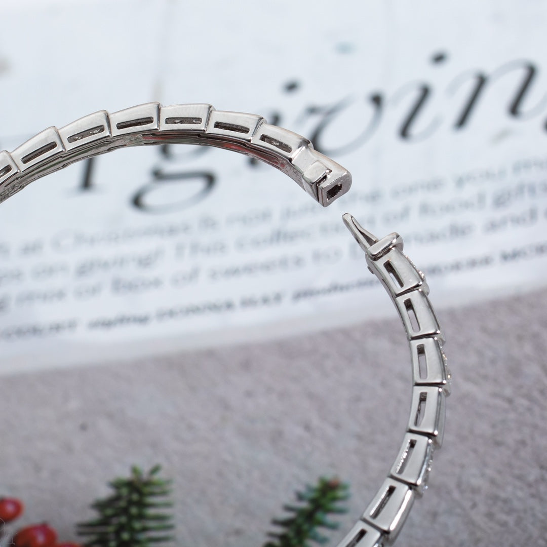 [Pearl Jewelrys]SERPENTI BRACELET SILVER DIAMOND