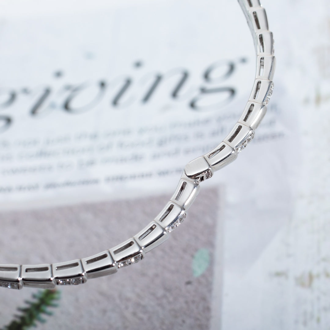 [Pearl Jewelrys]SERPENTI BRACELET SILVER DIAMOND