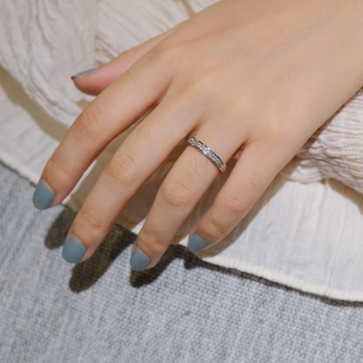 [Pearl Jewelrys]LOVE RING 2.65MM DIAMOND