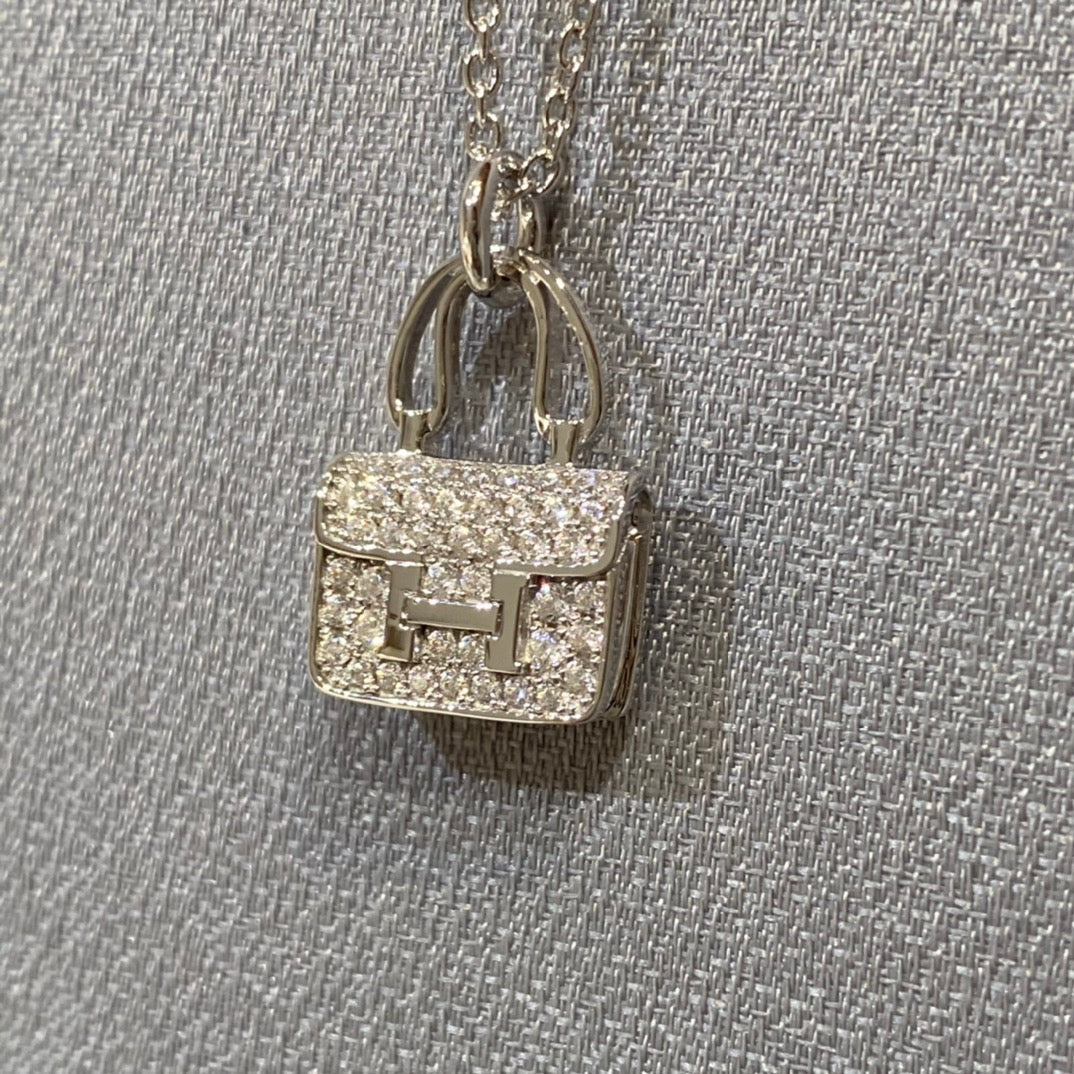 [Pearl Jewelrys]CONSTANCE PEDANT DIAMOND NECKLACE