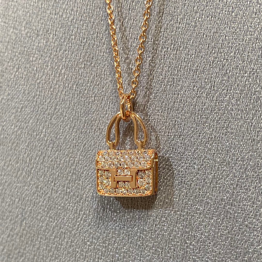 [Pearl Jewelrys]CONSTANCE PEDANT DIAMOND NECKLACE