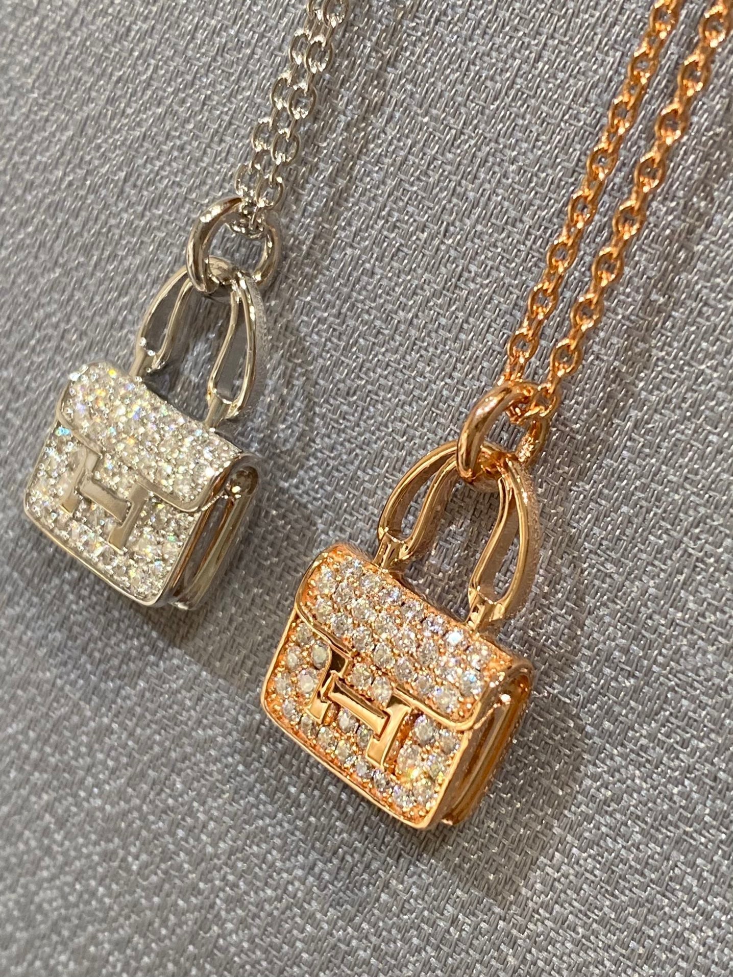 [Pearl Jewelrys]CONSTANCE PEDANT DIAMOND NECKLACE