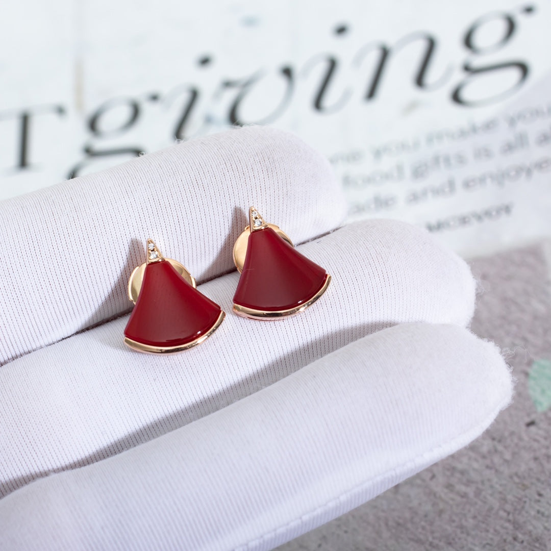 [Pearl Jewelrys]DIVAS DREAM EARRINGS PINK GOLD