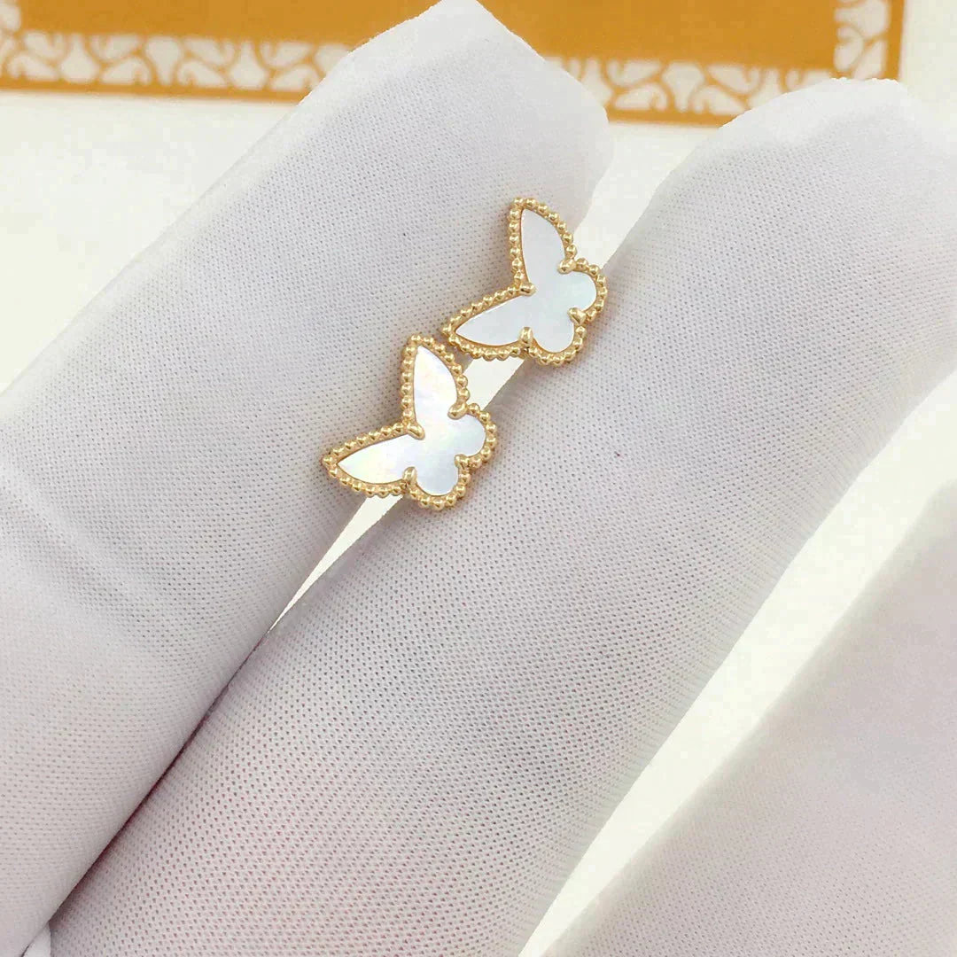 [Pearl Jewelrys]SWEET BUTTERFLY MOP EARSTUDS