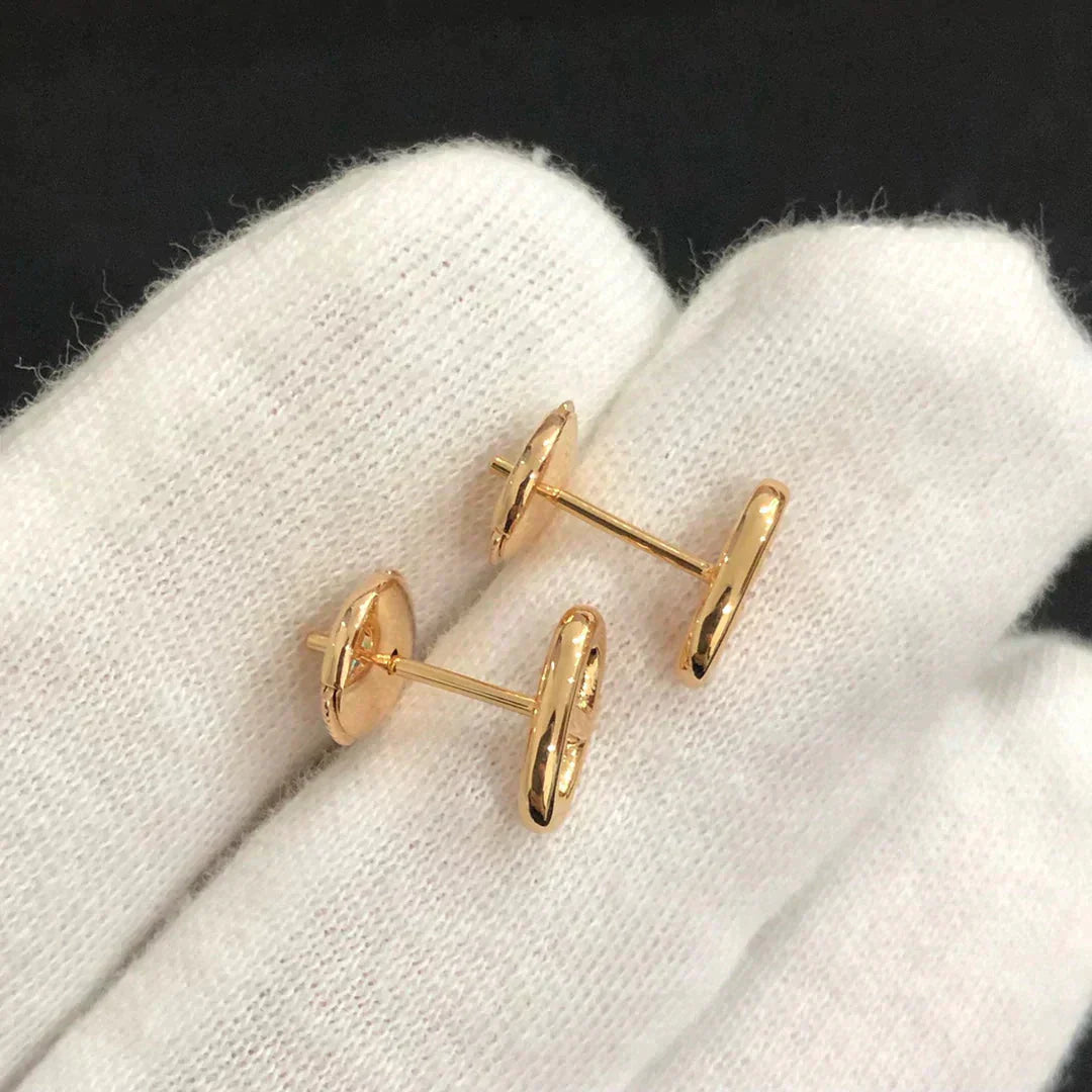 [Pearl Jewelrys]CHAINE SMALL EARRINGS GOLD AND SILVER