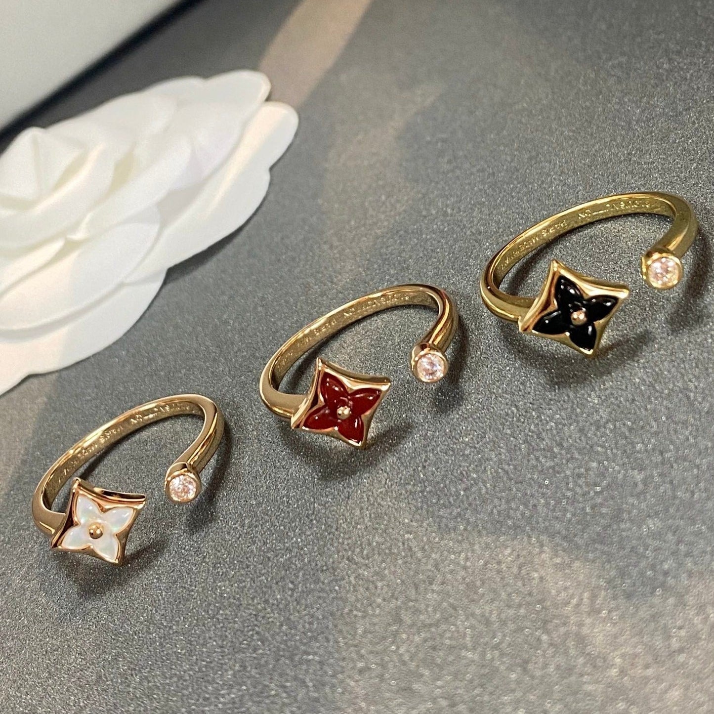 [Pearl Jewelrys]STAR 1 DIAMOND OPEN RING