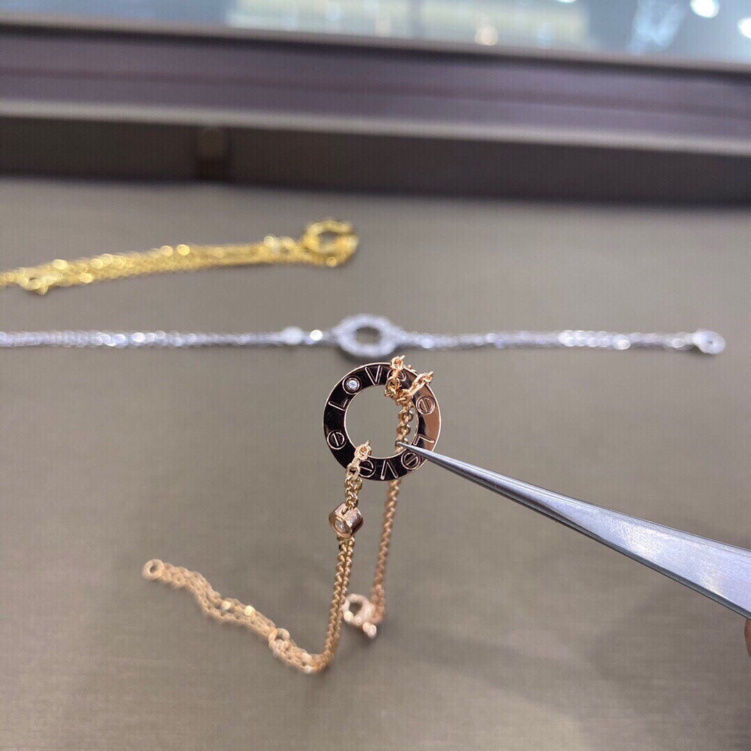 [Pearl Jewelrys]LOVE BRACELET 2 DIAMOND