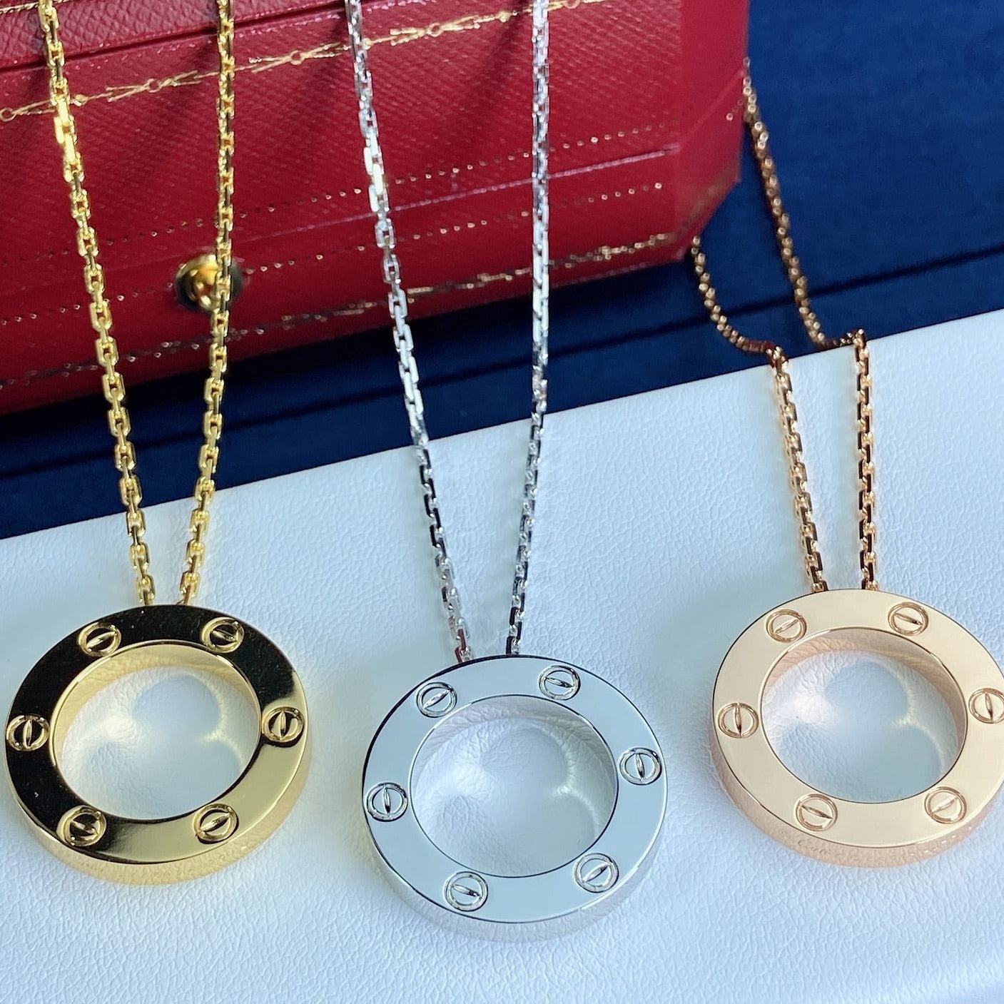 [Pearl Jewelrys]LOVE NECKLACE 16MM
