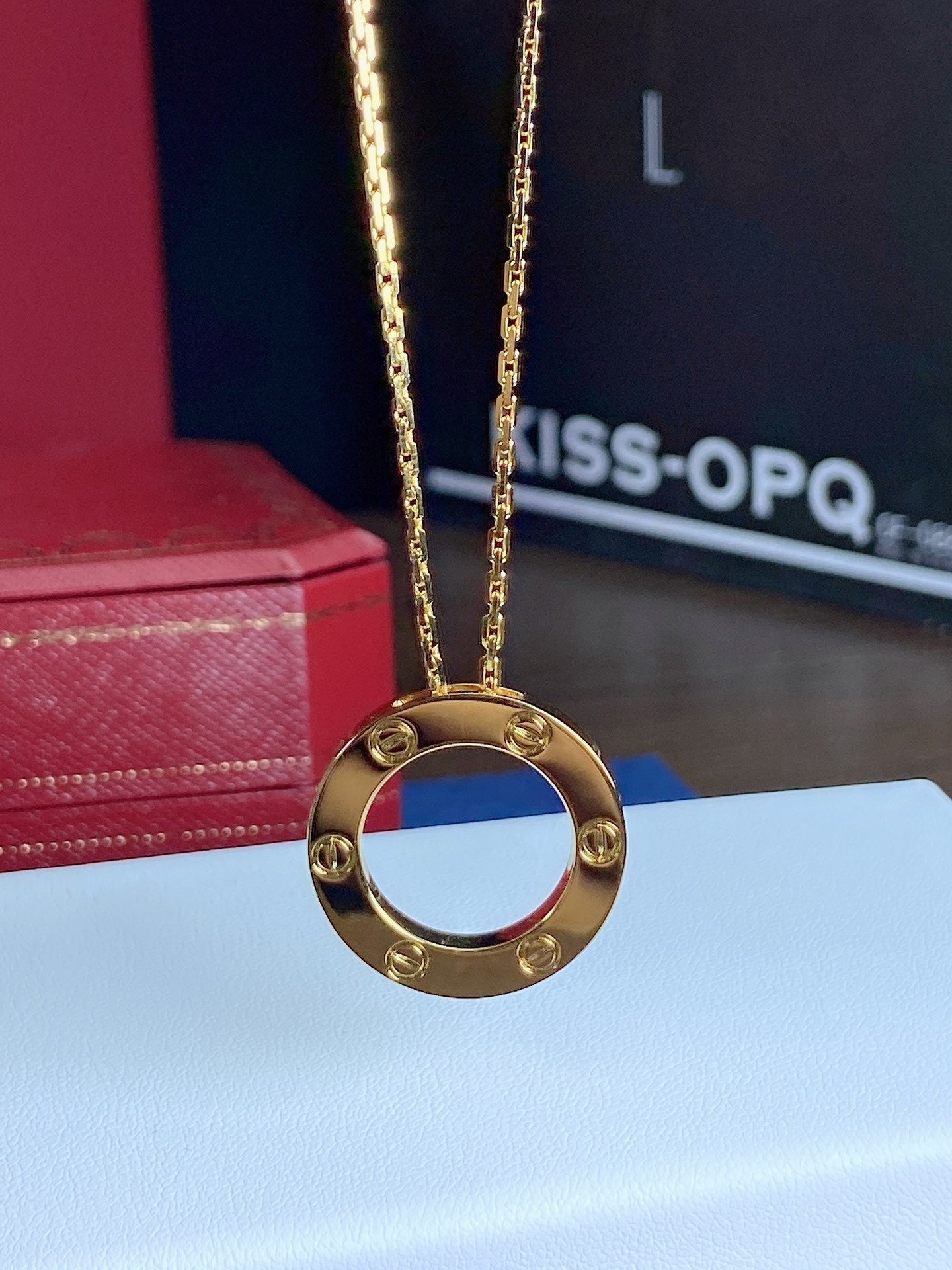 [Pearl Jewelrys]LOVE NECKLACE 16MM