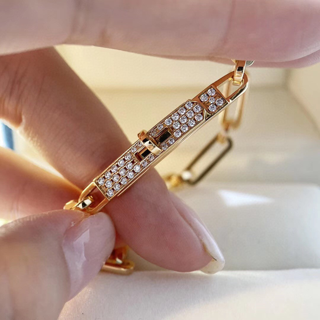 [Pearl Jewelrys]CHAINE BRACELET SMALL MODEL DIAMOND