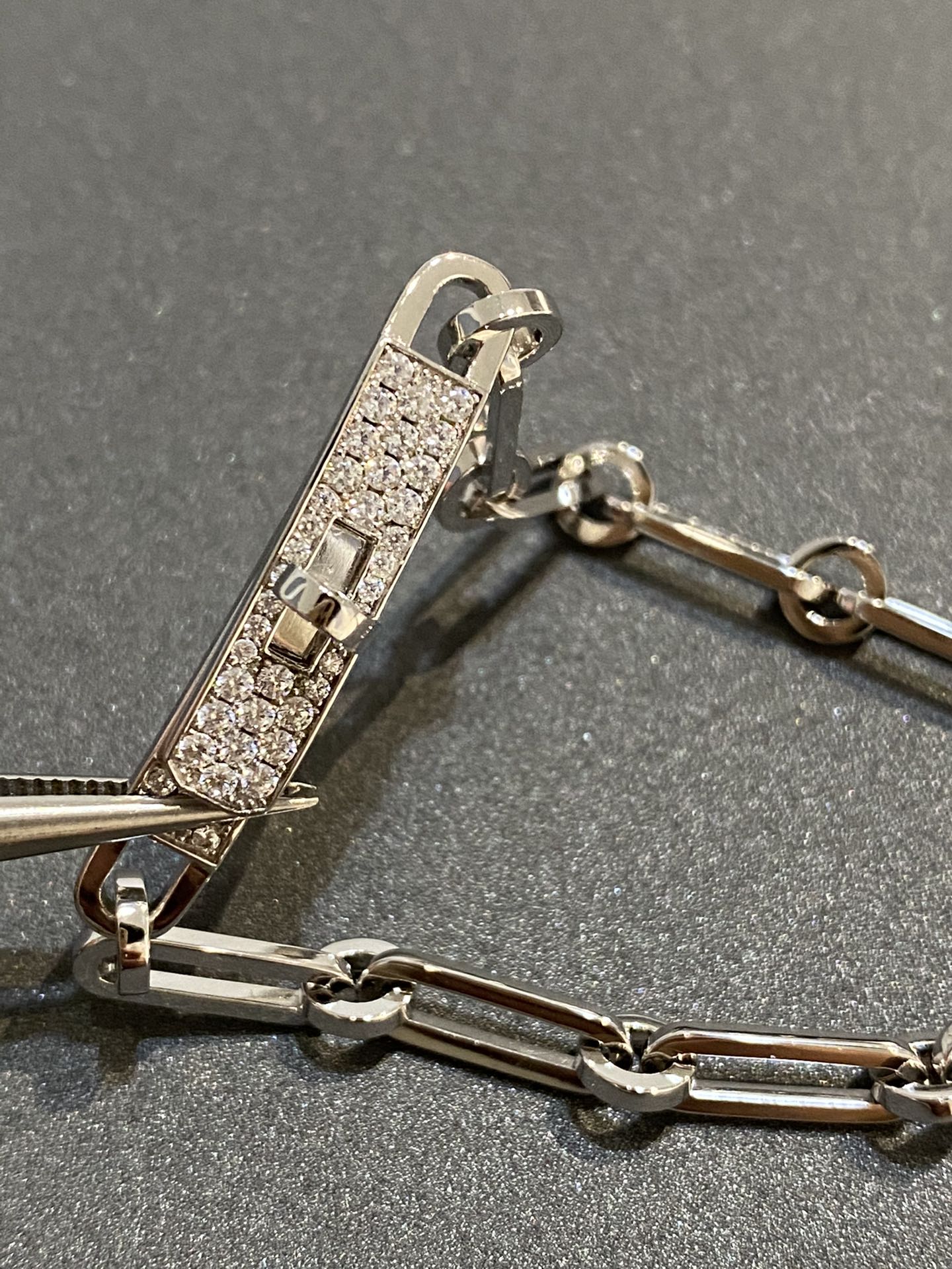 [Pearl Jewelrys]CHAINE BRACELET SMALL MODEL DIAMOND