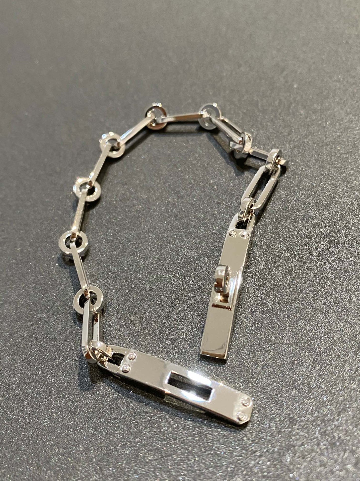 [Pearl Jewelrys]CHAINE BRACELET SMALL MODEL DIAMOND