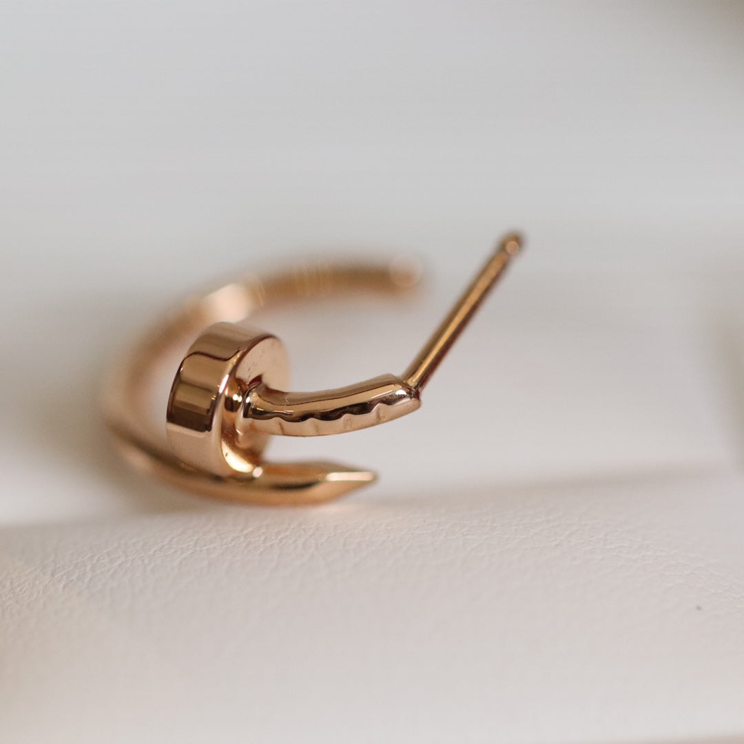 [Pearl Jewelrys]JUSTE EARRINGS PINK GOLD