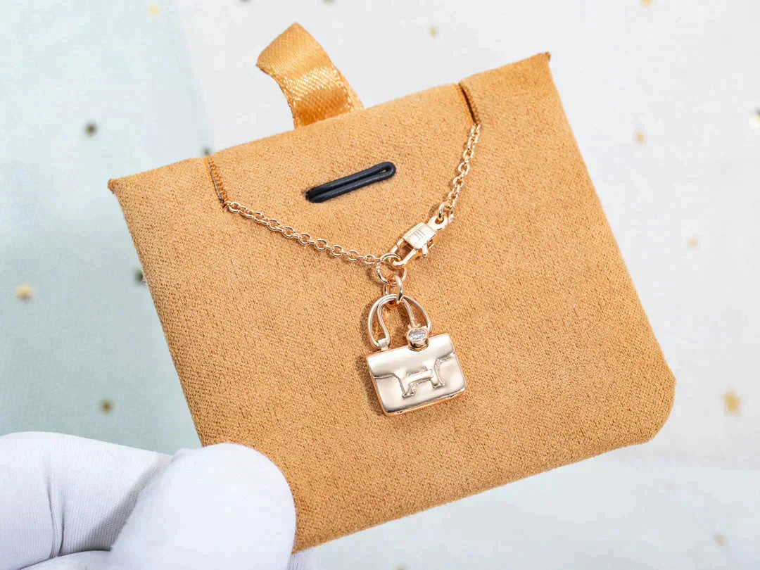 [Pearl Jewelrys]AMULETTE PEDANT ROSE GOLD NECKLACE