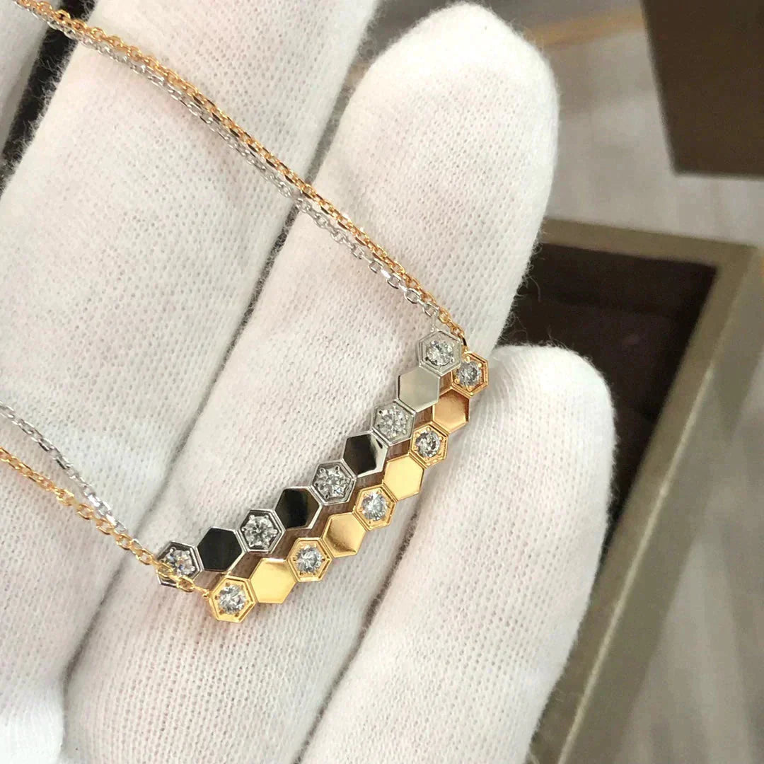 [Pearl Jewelrys]BEE LOVE NECKLACE DIAMOND