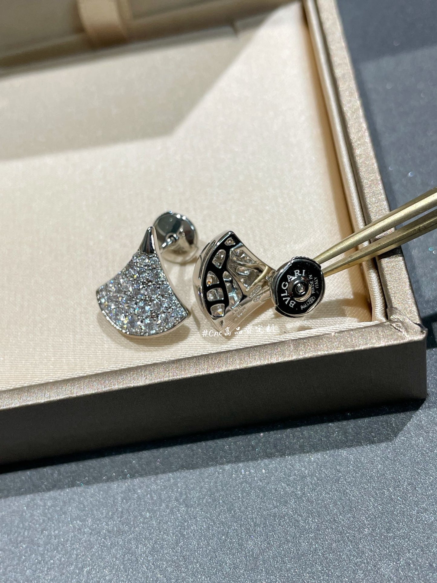 [Pearl Jewelrys]DREAM STUD EARRINGS DIAMOND