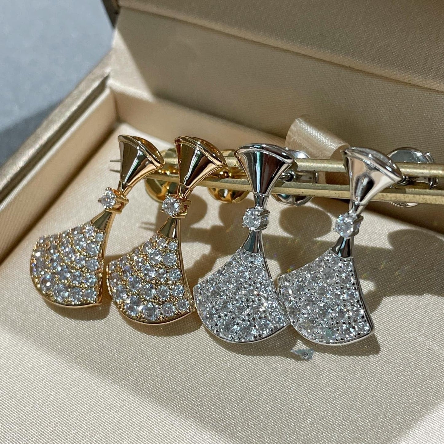 [Pearl Jewelrys]DREAM EARRINGS DIAMOND