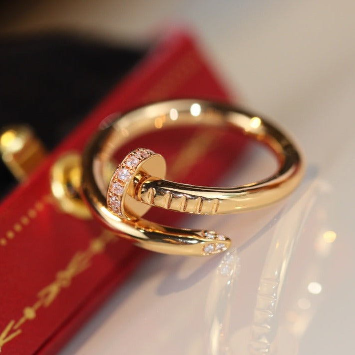 [Pearl Jewelrys]JUSTE RING 2.65MM GOLD DIAMOND