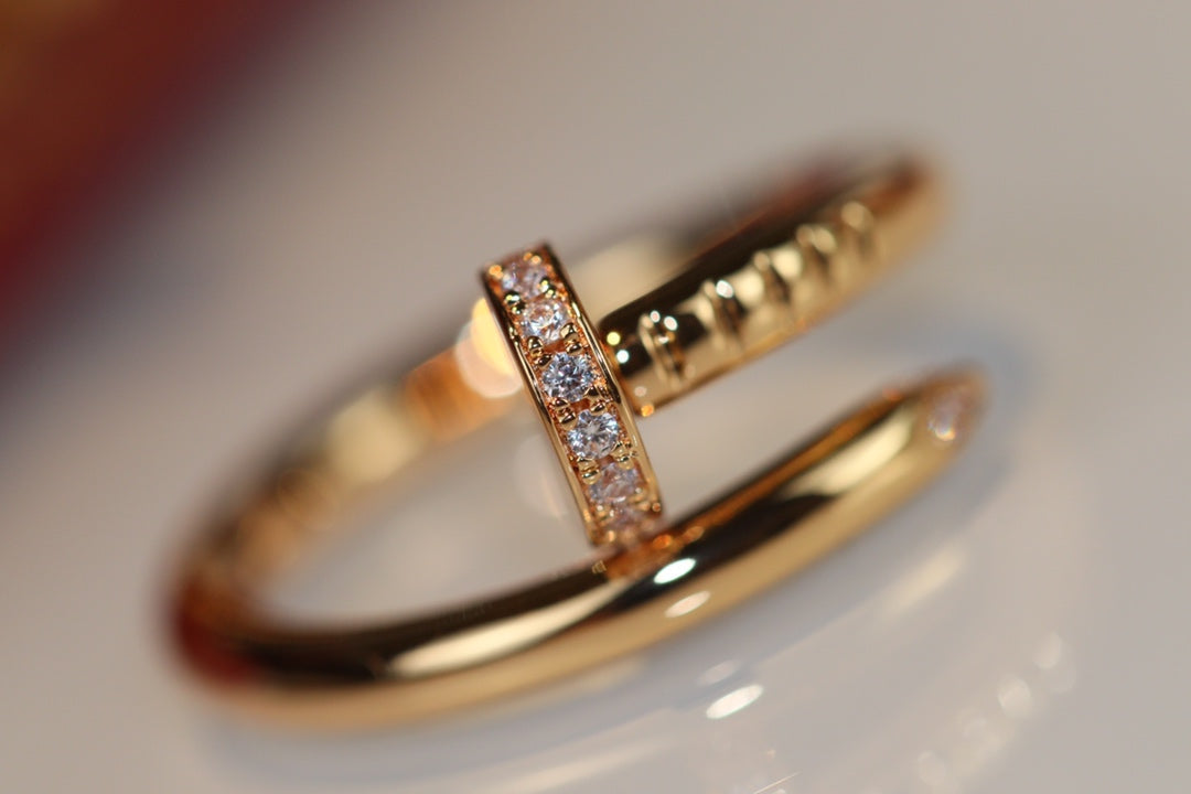 [Pearl Jewelrys]JUSTE RING 2.65MM GOLD DIAMOND