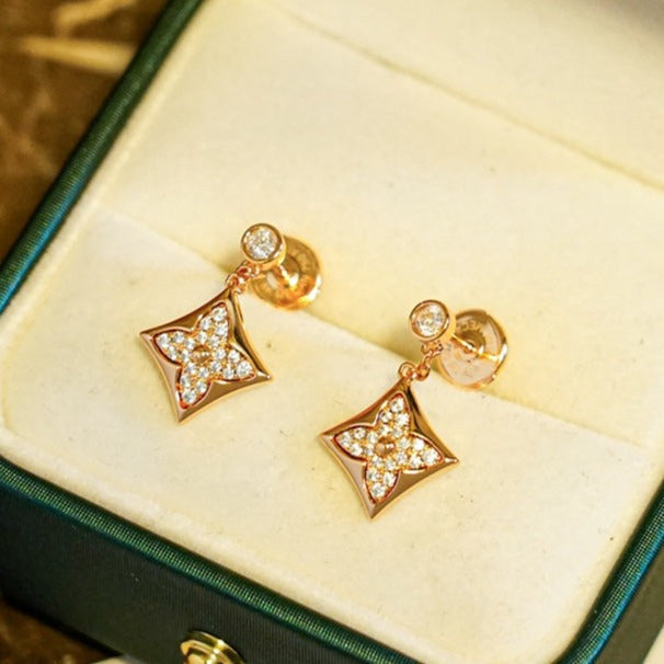 [Pearl Jewelrys]STAR DIAMONDS EARRINGS GOLD