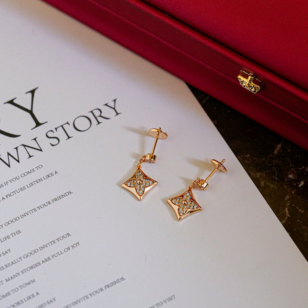 [Pearl Jewelrys]STAR DIAMONDS EARRINGS GOLD