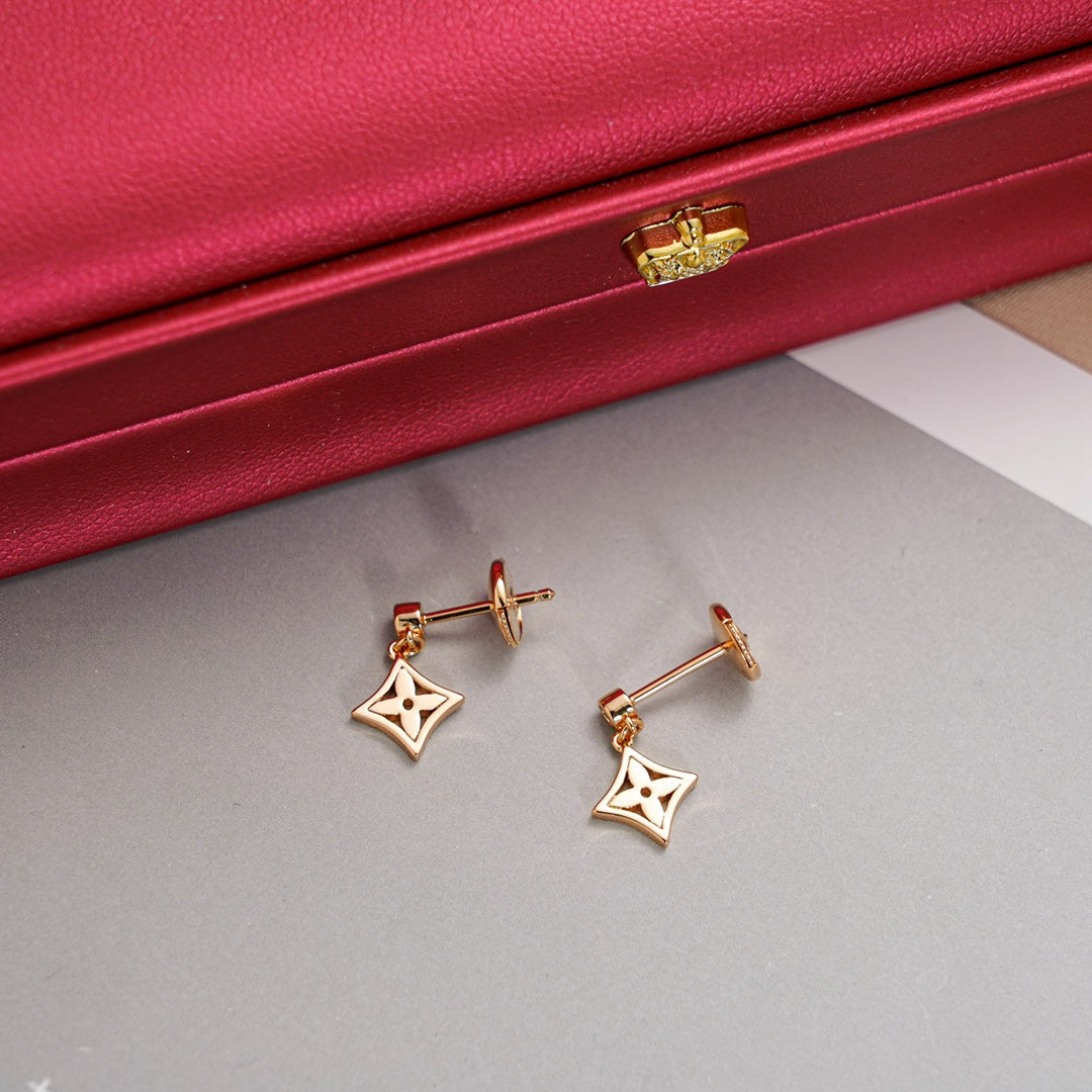 [Pearl Jewelrys]STAR EARRINGS GOLD