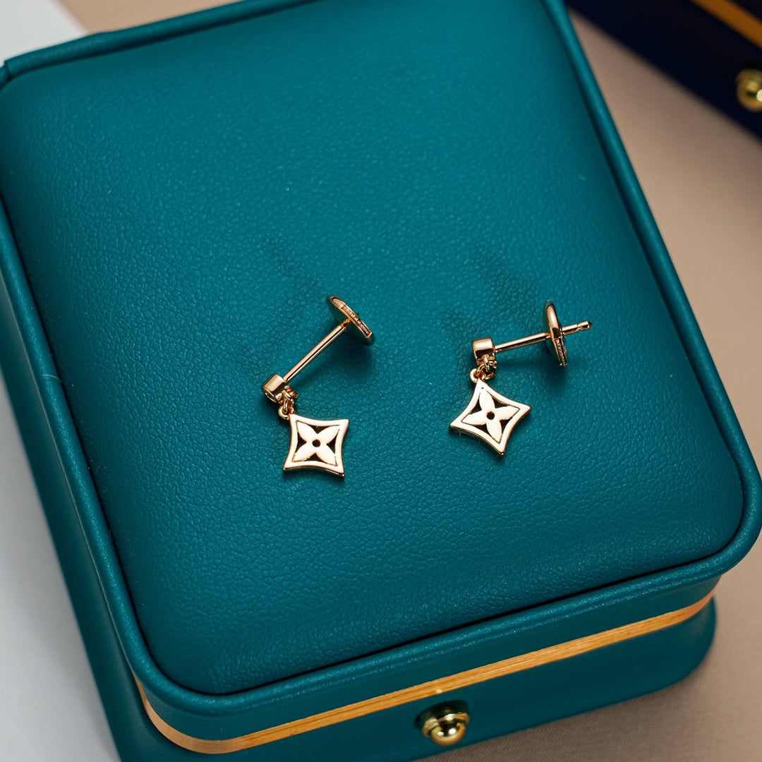 [Pearl Jewelrys]STAR EARRINGS GOLD