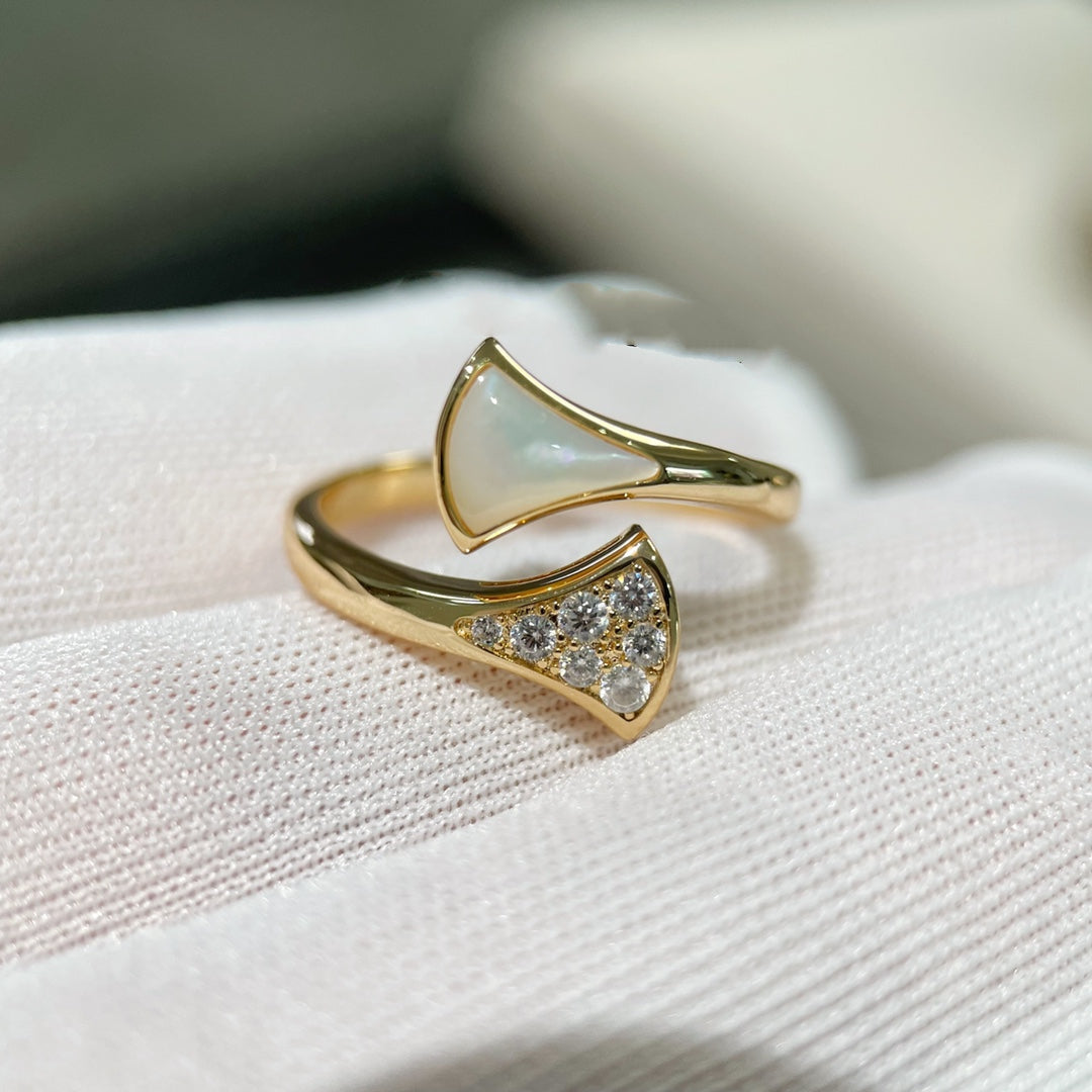 [Pearl Jewelrys]DREAM RING PINK GOLD DIAMOND
