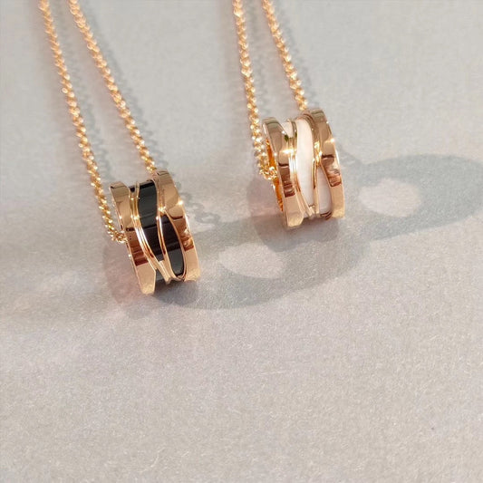 [Pearl Jewelrys]ZERO 1 NECKLACE PINK GOLD